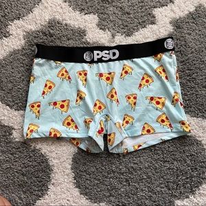 PSD pizza spandex shorts